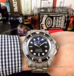 Rolex Deepsea Blue Replica Watch Stainless Steel 'Tattoo' 44mm